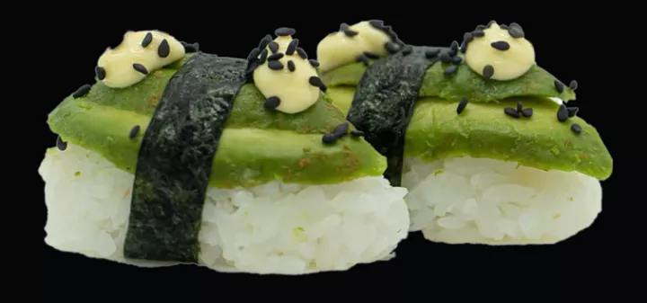 Glutenvrij: Avocado Nigiri