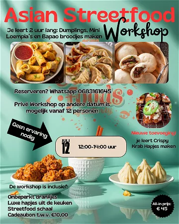 Flyer Asian Streetfood Workshop