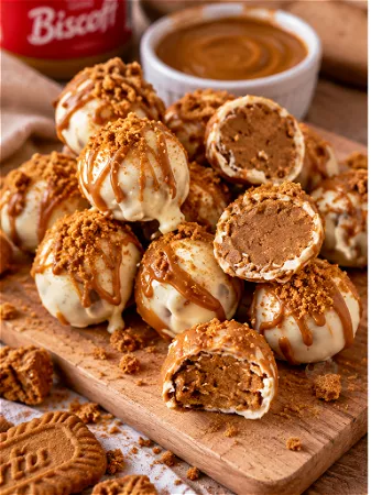 3 Biscoff truffels