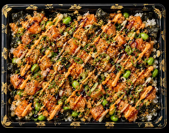 Zalm Poke Nacho’s